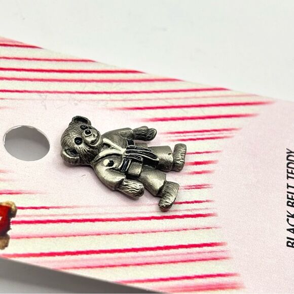 Black Belt Teddy Pin - Picture 4 of 5